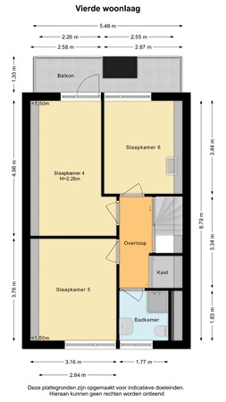 Floorplan - Bastinglaan 13, 2614 GP Delft